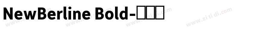 NewBerline Bold字体转换
